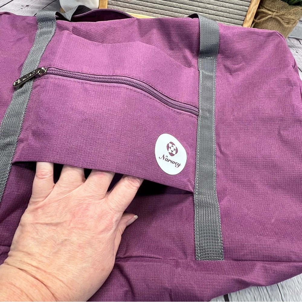 🔥FINAL PRICE🔥TRAVEL/GYM BAG Lightweight-folds small Narwey-EUC - Picture 6 of 16